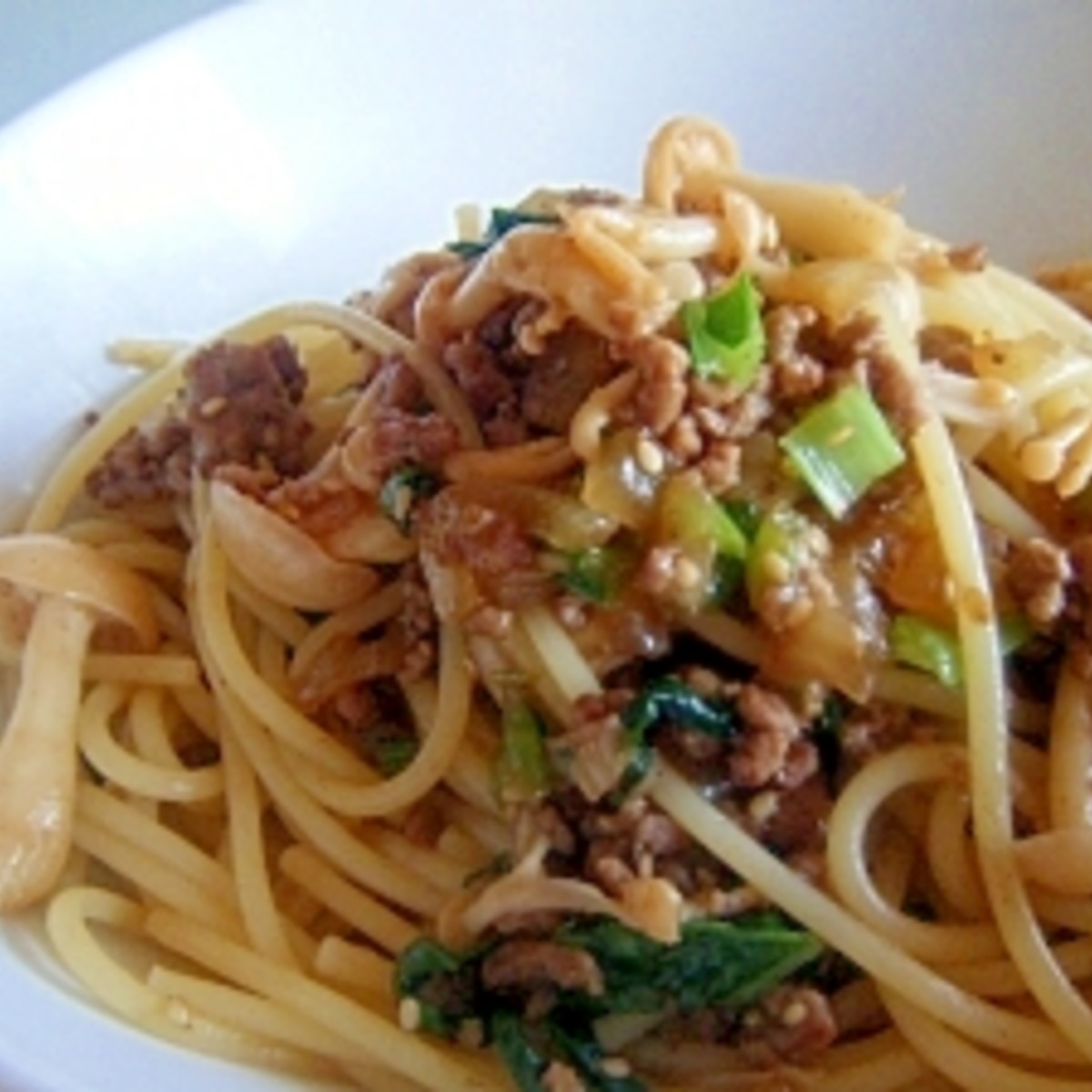 肉そぼろの和風パスタ レシピ 作り方 By ぬー0568 楽天レシピ